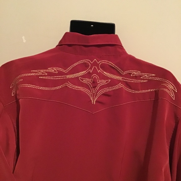 🔥SALE! Vintage  western shirt, material tag missing, size XL, no rips/stains🔥 - Picture 4 of 6